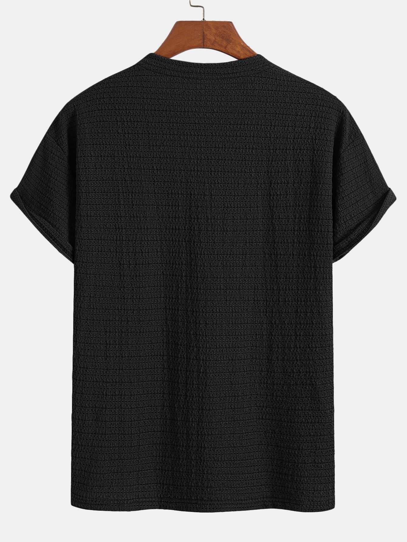 Relax Fit Striped Textured T-Shirt