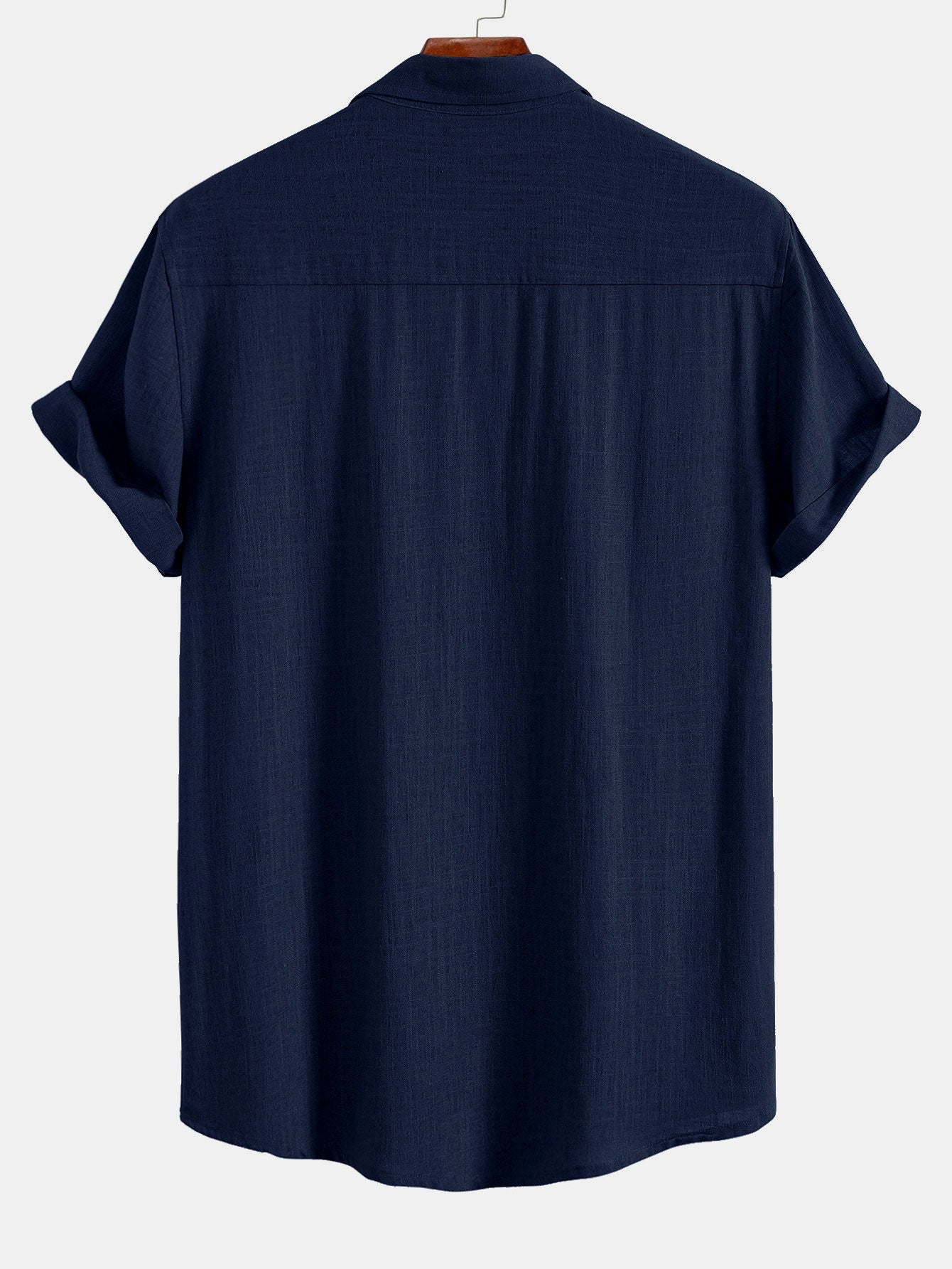 Linen Rayon Blend Pocket Utility Shirt & Straight Leg Linen Pants