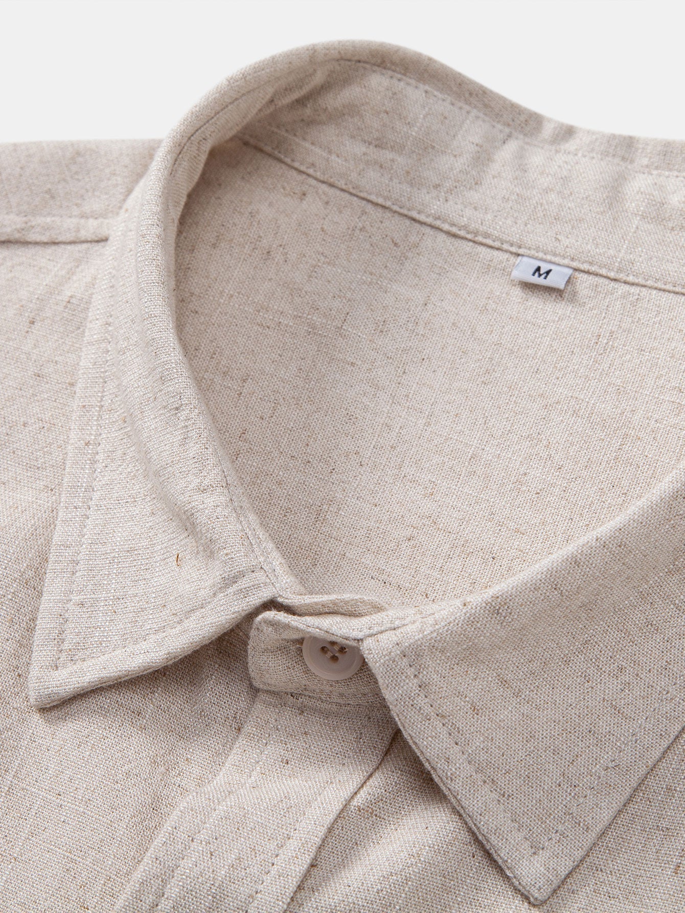 Linen Rayon Blend Pocket Utility Shirt & Straight Leg Linen Pants