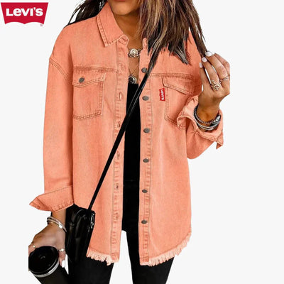 LV’s™ Damen Denim Shacket