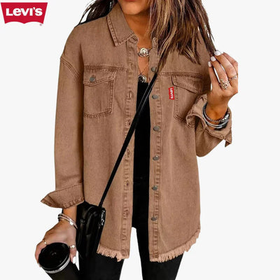 LV’s™ Damen Denim Shacket