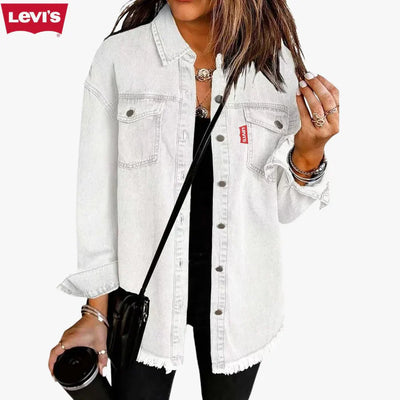 LV’s™ Damen Denim Shacket